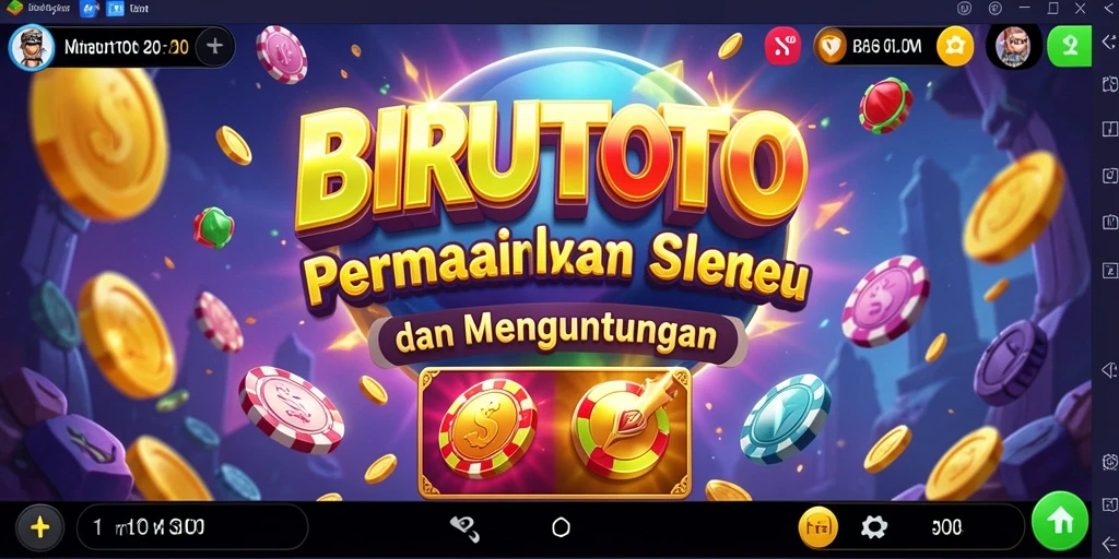 Tampilan gameplay BIRUTOTO yang menarik dan seru.