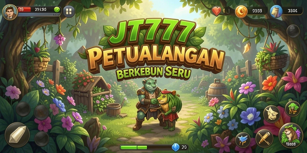 Menampilkan gameplay menyenangkan di lahan pertanian.