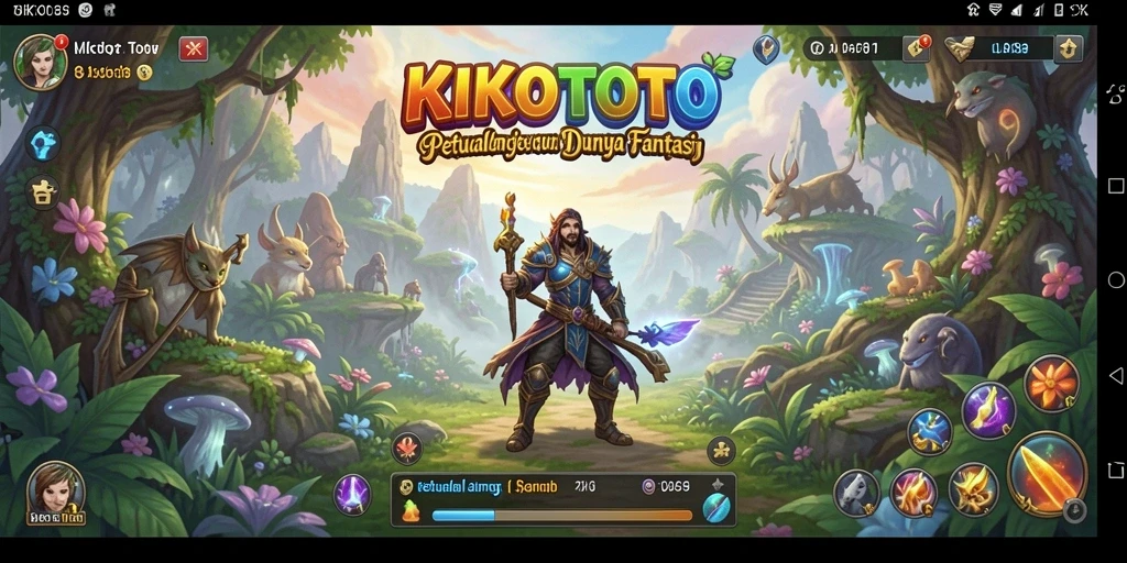 Tampilan gameplay KIKOTOTO yang menegangkan dan penuh tantangan.