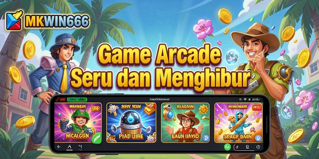 Tampilan gameplay menegangkan MKWIN666 yang penuh aksi.